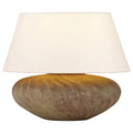 L¨¢mpara de mesa corta Arlin, lat¨®n p¨¢tina