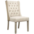 Silla de comedor Diana, arena clara, set de 2