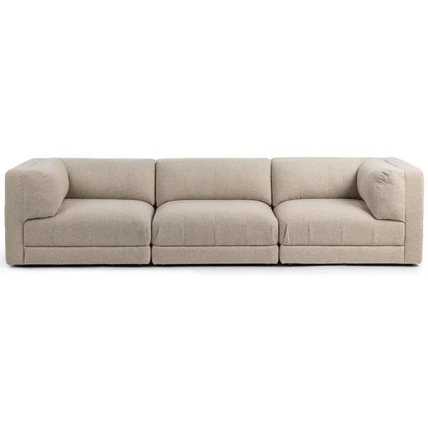 Sofa modular de 3 piezas Adalynne, buttermilk