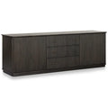 Mueble multimedia Ona, negro ahumado de Four Hands