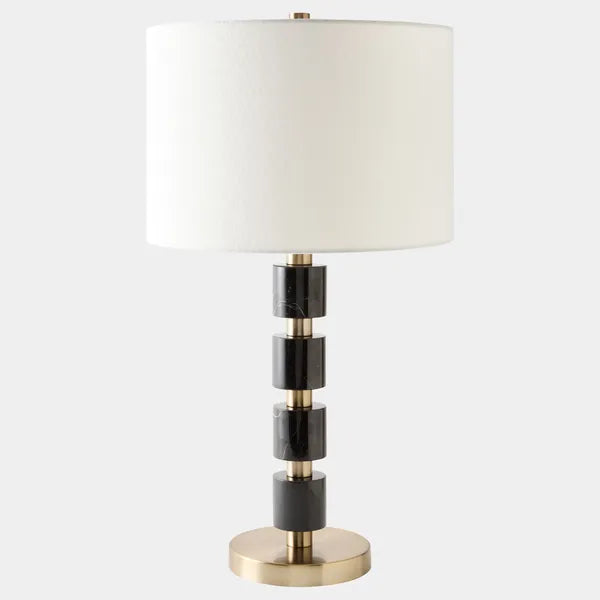 L¨¢mpara apilada Veruca, negro/lat¨®n