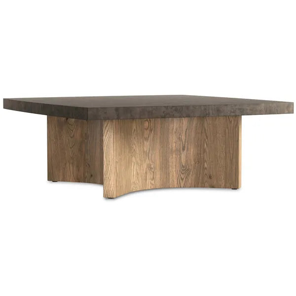 Mesa de centro cuadrada Brinton, hierro envejecido de Four Hands