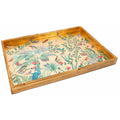 Bandeja rectangular de bamb¨² lacado, Golden Aviary